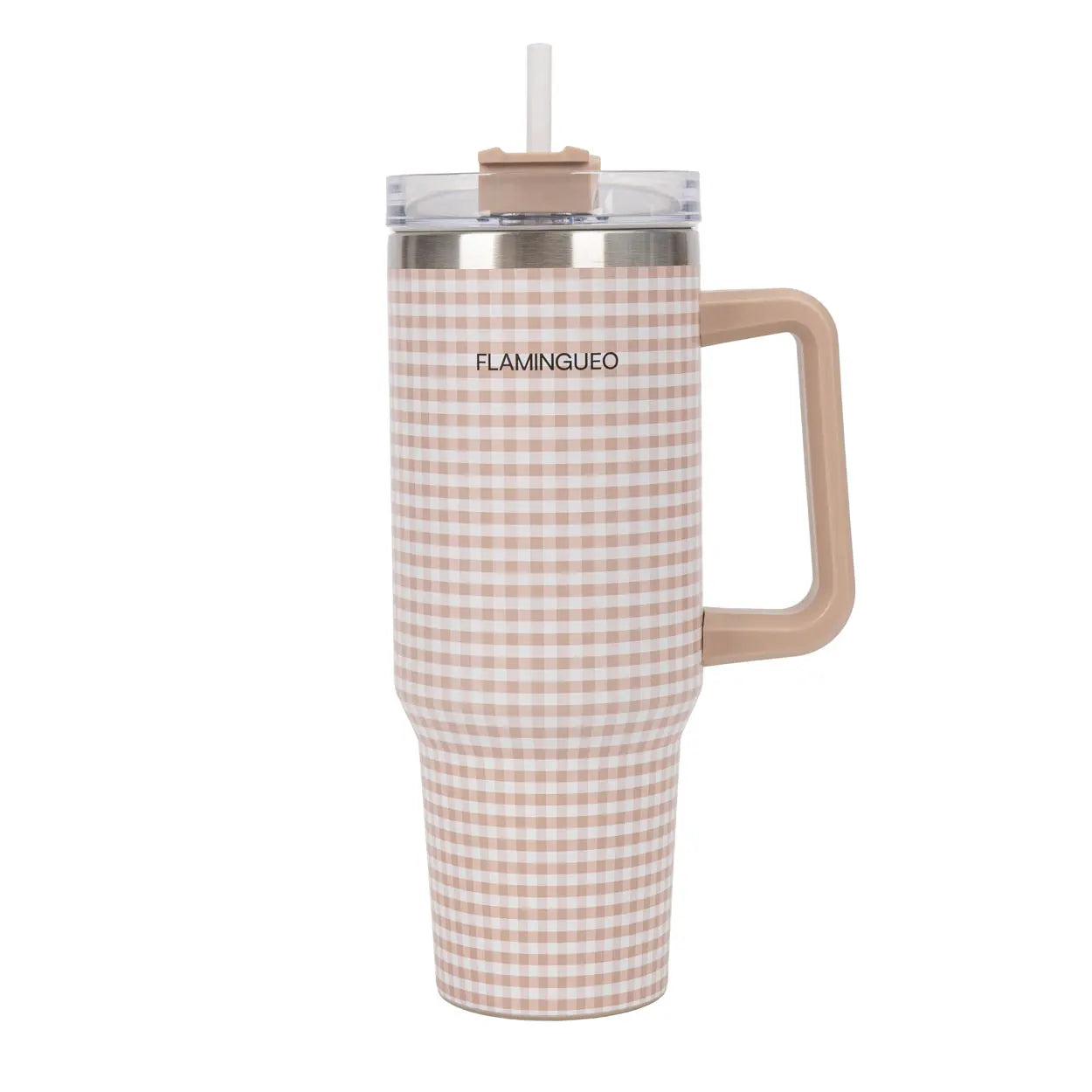 Flamingueo thermal glass - stainless steel thermos cup thermos coffee to carry hot and cold drinks 24h and cold drinks 10h thermal bottle 1.18 liters