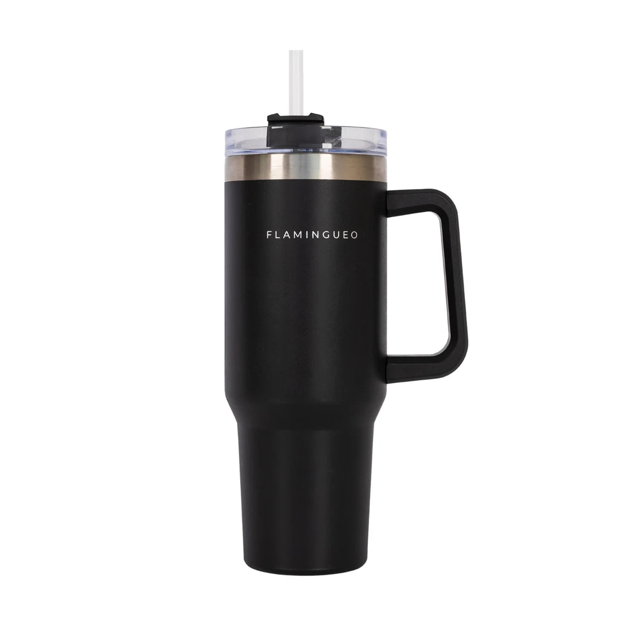 Flamingueo thermal glass - stainless steel thermos cup thermos coffee to carry hot and cold drinks 24h and cold drinks 10h thermal bottle 1.18 liters