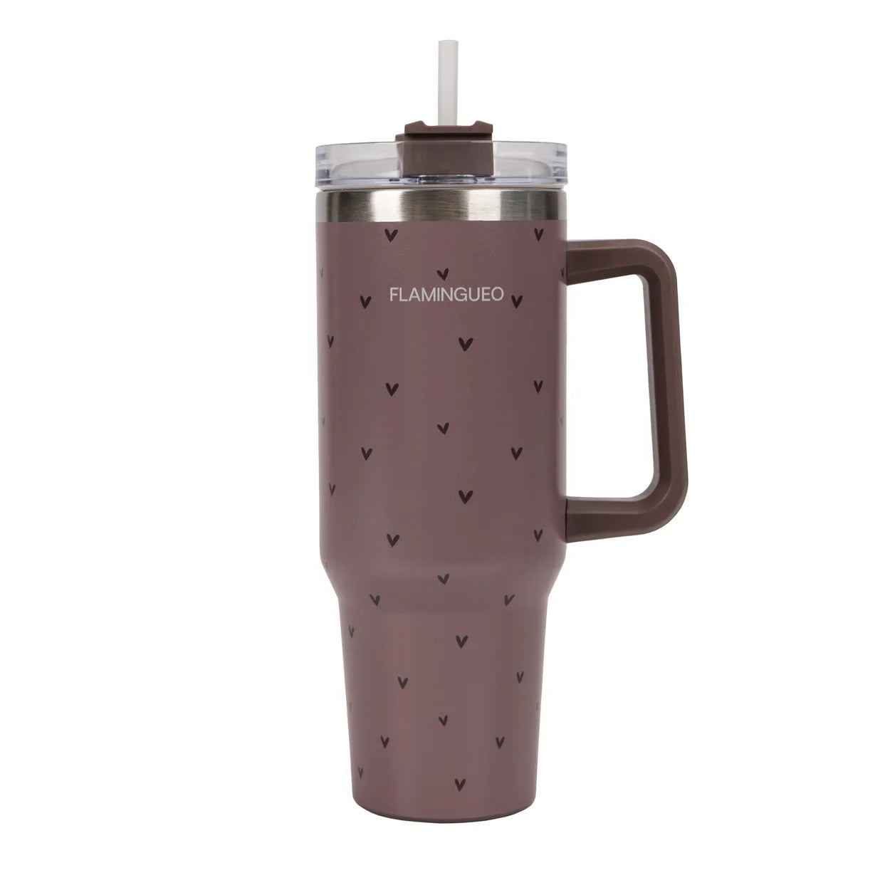 Flamingueo thermal glass - stainless steel thermos cup thermos coffee to carry hot and cold drinks 24h and cold drinks 10h thermal bottle 1.18 liters