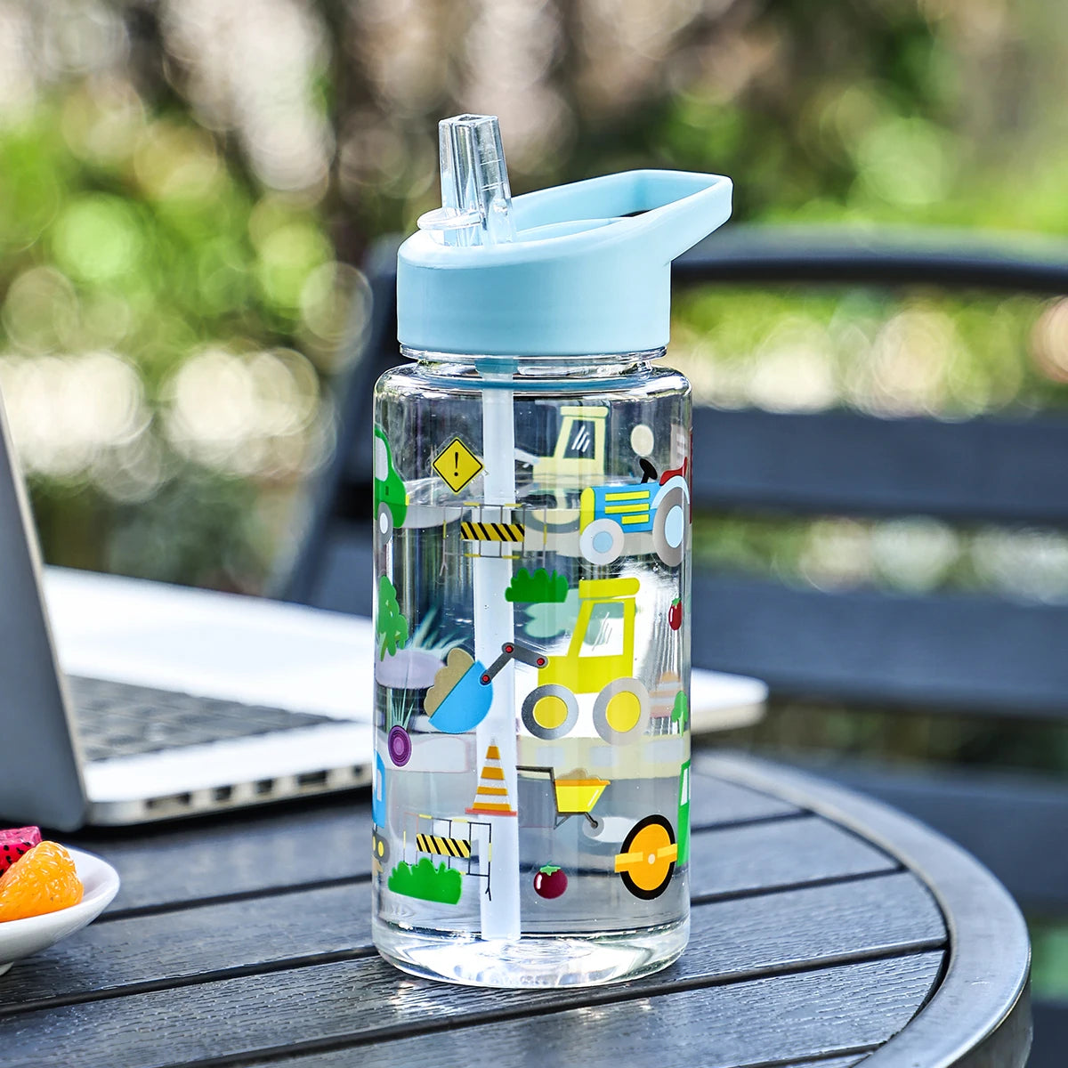 Garrafa de Água 500ml Dinossauro com Palhinha — Fofa e Portátil para o Dia a Dia