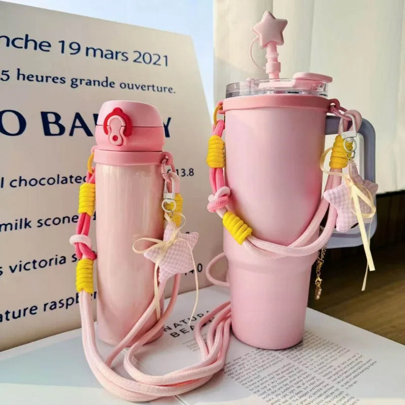 Alça Tecida para Tumbler Stanley e Universais — Conforto e Segurança no Transporte