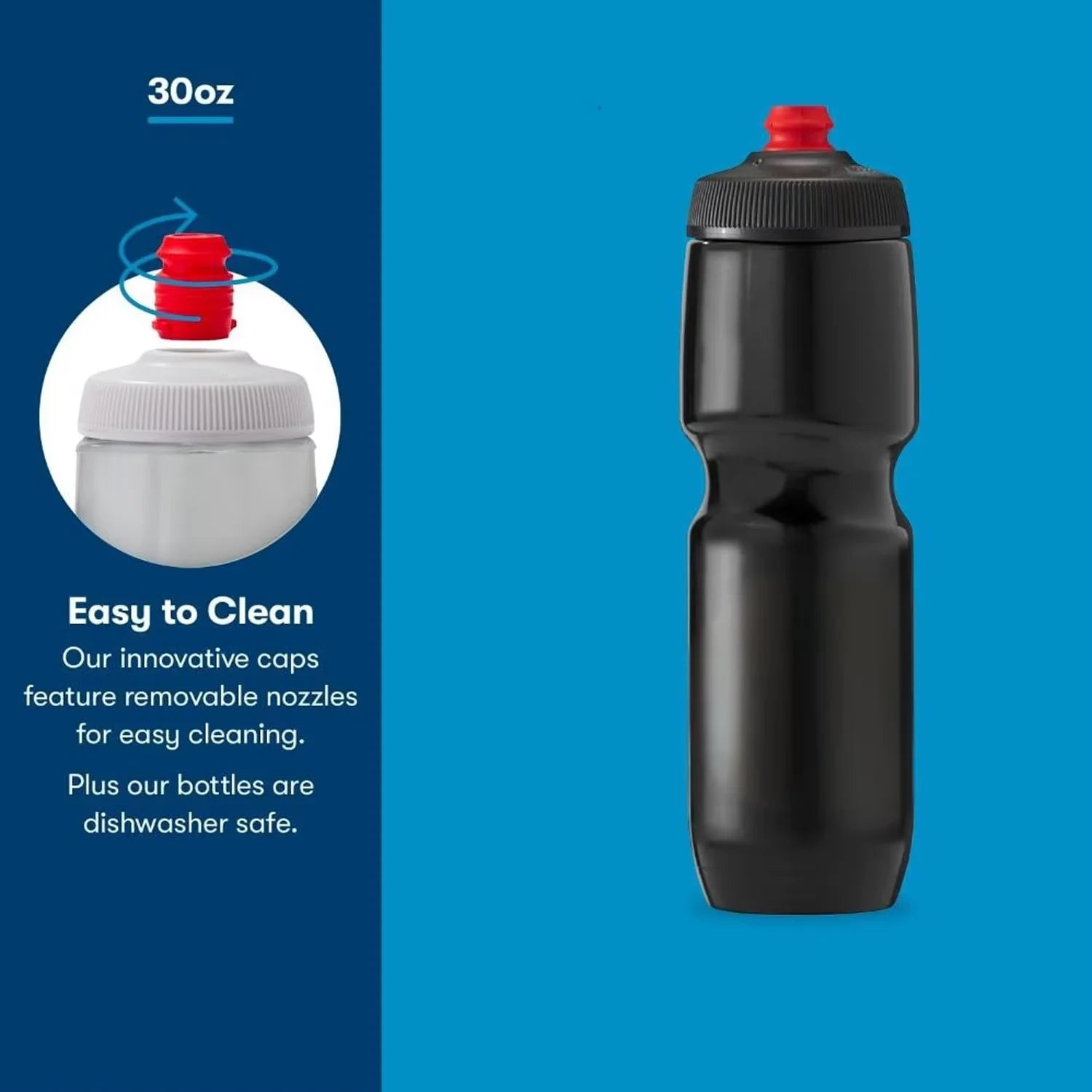 FLY  Breakaway Bicycle Water Bottle 550ml 750 Bottle – Ultra-Lightweight Sports Drink Bottle Push-Pull Valve tour of France